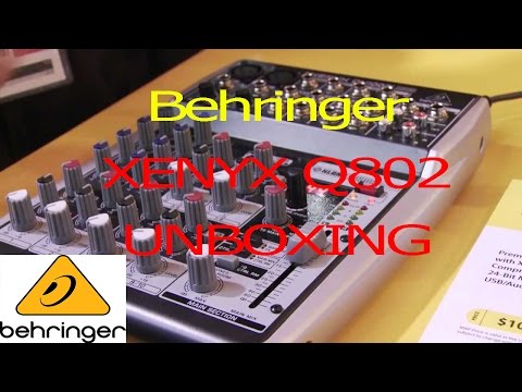 Behringer Xenyx Q802 USB Unboxing FullHD Deutsch / German