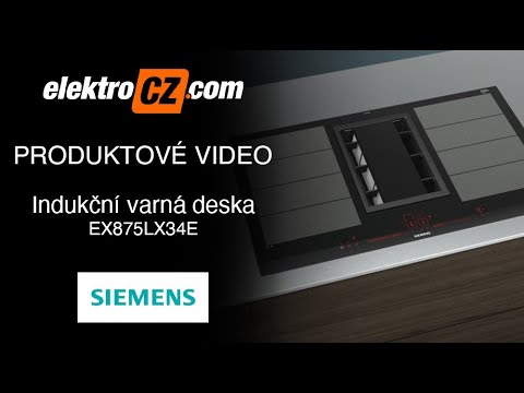 Indukční varná deska s odsáváním Siemens EX875LX34E v akci