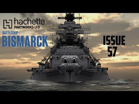 Build the Hachette - Battleship Bismarck - Issue 57 - The first 15cm gun.