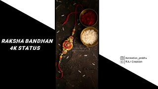 Raksha bandhan 4k status | Rakhi Purnima 2021 Status | Bhai Dooj Status 2021 | RkrCreation