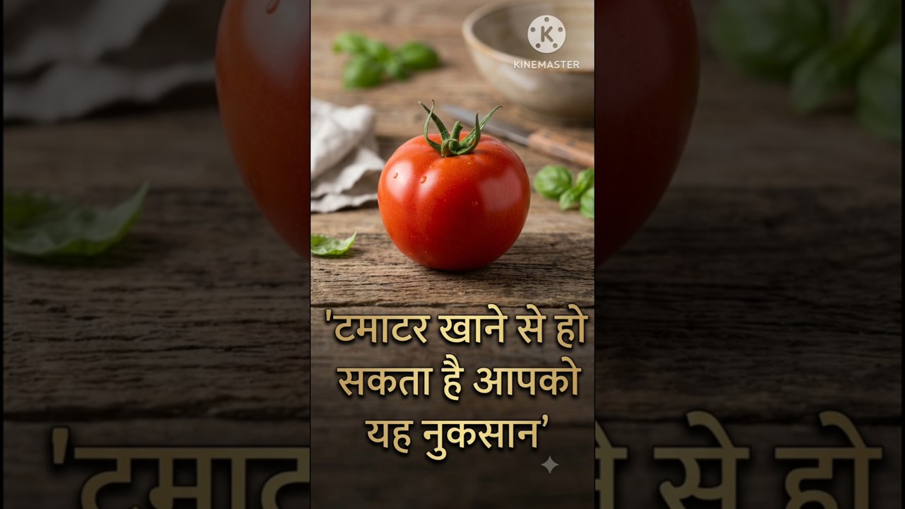 “🍅 ज्यादा टमाटर खाना पड़ सकता है भारी! जानिए नुकसान ⚠️”#facts! #realfacts #youtubeshorts