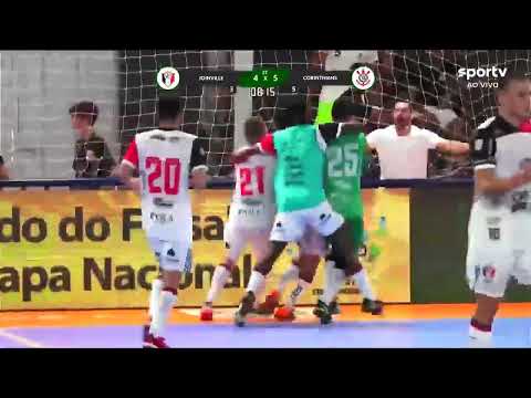 Gols - Final Copa Mundo do Futsal 2022 JEC/Krona 6x5 Corinthians - F12.BET Sub-21 - Etapa Nacional