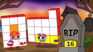 Numberblocks 16 Memorial Service Where Numberblocks 12 13 Share a Tearful Goodbye Hug l Numberblocks