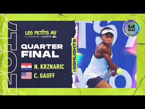 Les Petits As 2017 | Girls Quarterfinal | Noa Krznaric vs. Cori Gauff