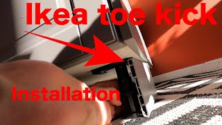 Installing Ikea kitchen Kick panels - detailed