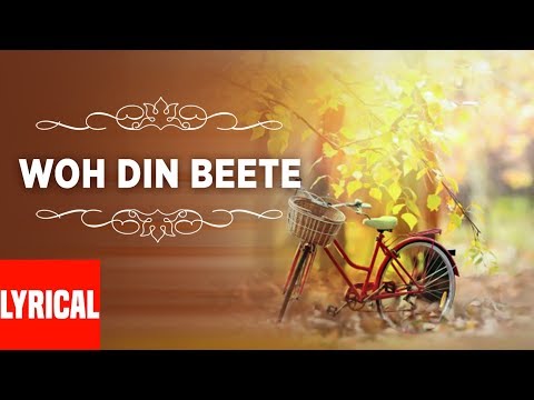 Bappi Lahiri "Woh Din Bite" Lyrical Video Hindi Album "Dancing City" Super Hit Hindi Song