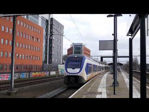 SLT 2655 vertrekt vanaf Station Utrecht Overvecht naar utrecht Centraal - 19 februari 2020