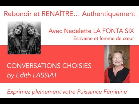 Rebondir et renaître avec Nadalette La Fonta Six