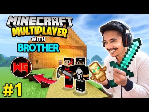 I Started DUO SURVIVAL with MY BROTHER @WHILAKGAMING  | Minecraft Duo #1 | Duo Survival Minecraft