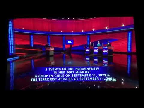 Final Jeopardy, somewhat confusing clue (for me); lucky win? - Michonne Omo Day 2 (3/20/20)