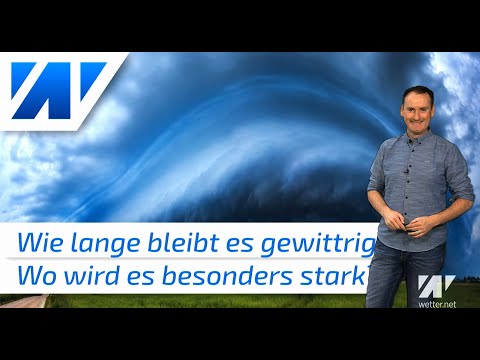 Unwetterwarnung: Schwergewitterlage am Mittwoch und Donnerstag. Superzellen und Tornados MÖGLICH.
