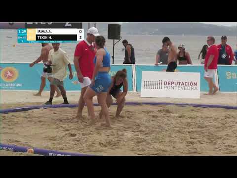 Round 1 Women's BW - 70 kg: A. IRIMIA (ROU) v. H. TEKIN (TUR)