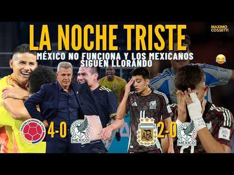 MEXICO'S SAD NIGHT | WHEN THEY MADE THEMSELVES OF THEMSELVES AGAINST ARGENTINA (2-0) AND COLOMBIA...