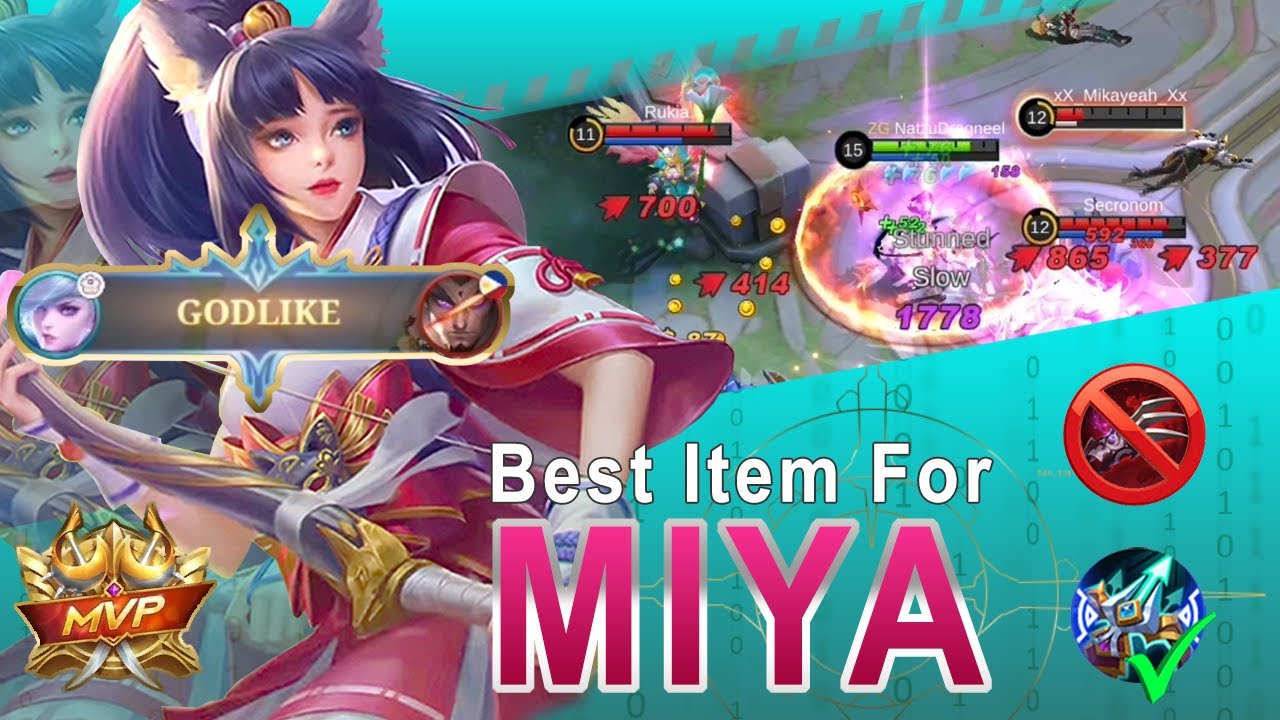 Stop Using Haa's Claws For Miya | Miya Best Build 2022 | Mobile Legends Bang Bang