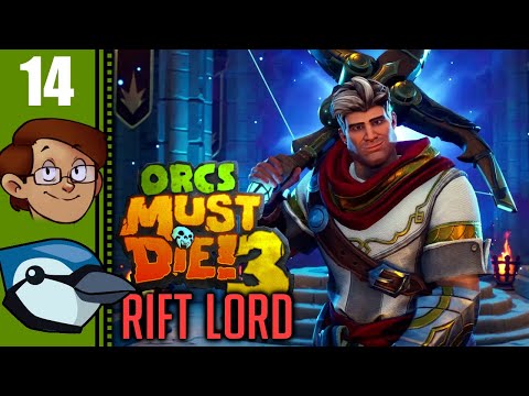 Let's Play Orcs Must Die! 3 Co-op Part 14 - Rift Lord: A.I. No Work
