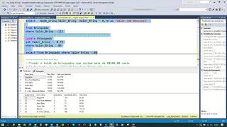 SQL Server - select com desconto