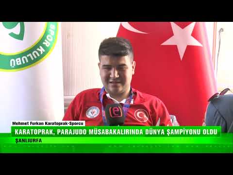Sporcumuz Mehmet Furkan Karatoprak, Parajudo müsabakalarında dünya şampiyonu oldu