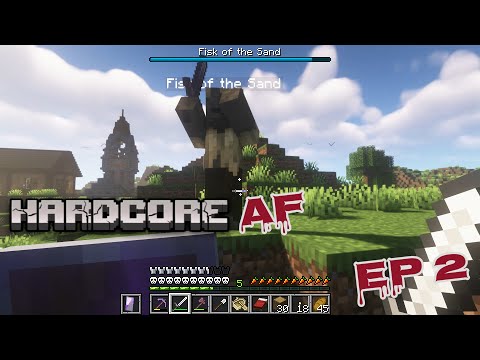 T0adWarrior - Fighting A Boss - SO MANY MODS!  -  MineCraft Hardcore [Modded]