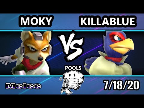 GOML 2020 SSBM - Moky (Fox) Vs. Killablue (Falco) Melee Pools