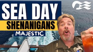 Sea Day Shenanigans 🍹 | Majestic Princess Cruise Vlog #MajesticPrincess #SeaDay #cruisefun