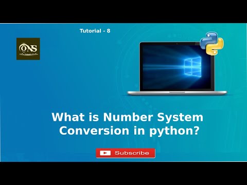 What Is Number System Conversion In Python Hindi Tutorial 8 Python Tutorial