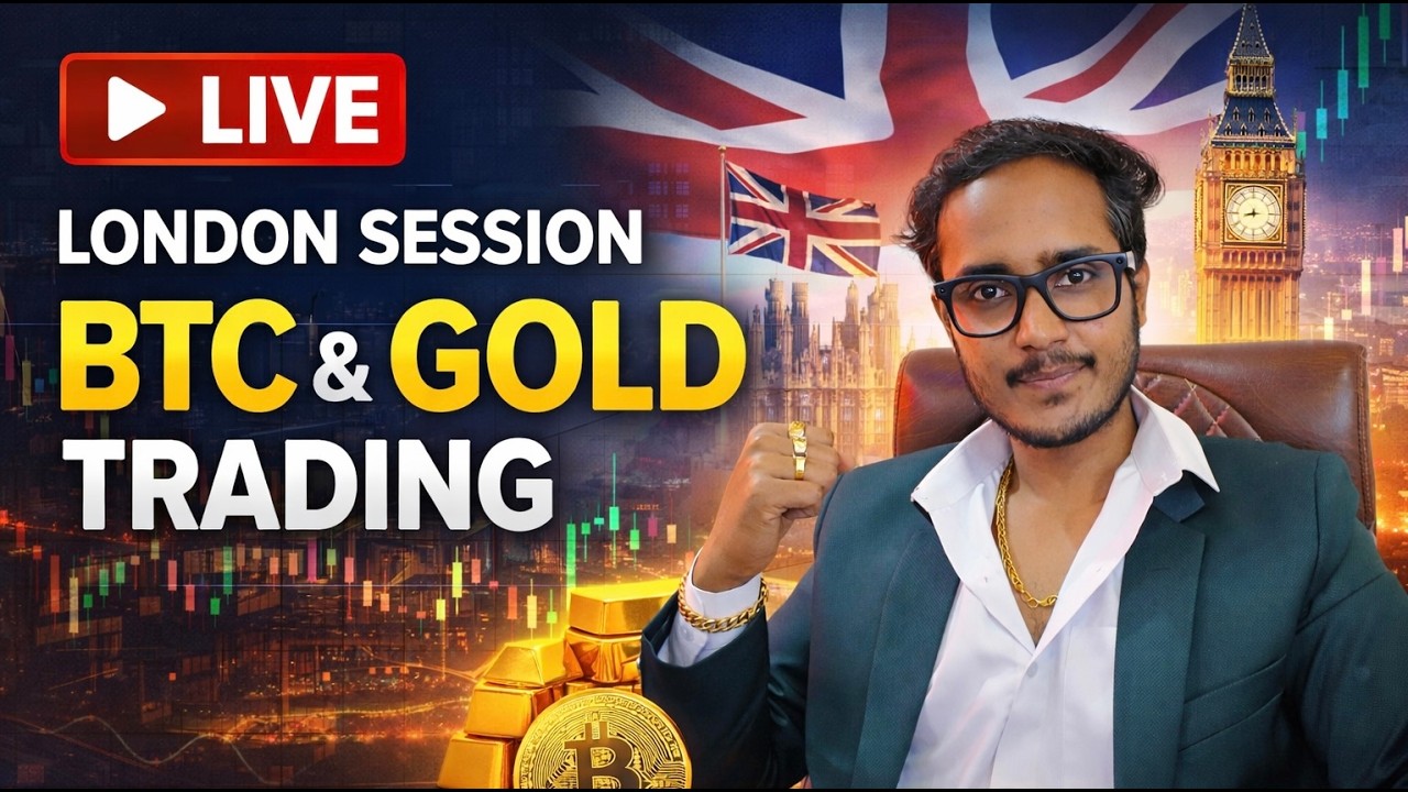 Crypto Gold Live Trading | LONDON SESSION | 23 APRIL 2026 | THE CHARTISTT