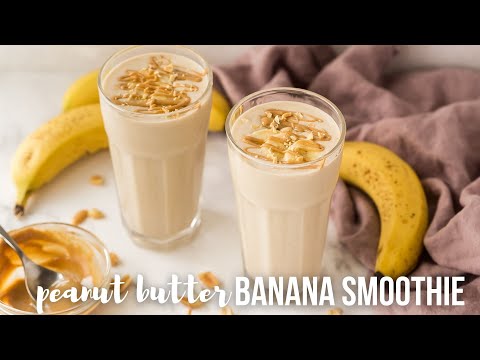 Peanut Butter Banana Smoothie: 5 Ingredients! | The Recipe Rebel