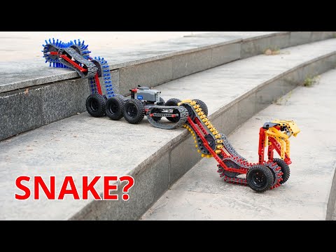 LEGO Snake Car: Conquering Steep Terrain Challenge! | LEGO Smart