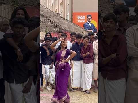 How many of you dance for celebrations during your college days😃💌 #collegecelebration #pongaldance