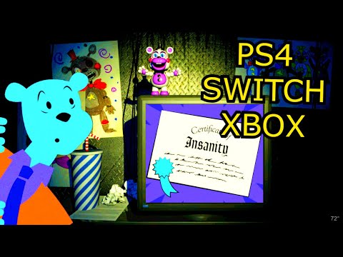 HOW TO GET INSANITY ENDING IN FNAF 6 ON CONSOLE #SHORTS