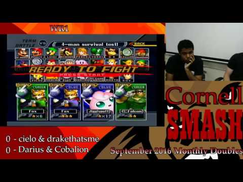 CU Monthly 13 - cielo & DTM (Blue) vs Darius & Cobalion (Green) Doubles Winners - SSBM