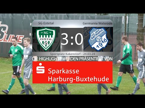 Highlights der Partie SG Estetal vs. Germania Walsrode (3:0) v. 24.03.24