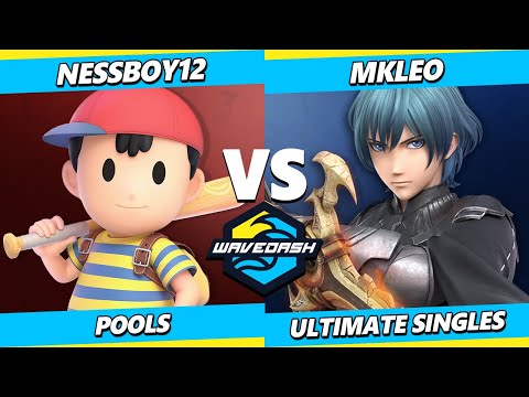 Wavedash 2023 - Nessboy12 (Ness) Vs. MkLeo (Byleth) Smash Ultimate - SSBU