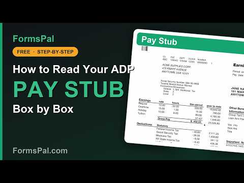 How to Read Your Pay Stub in ADP