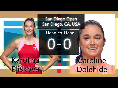 Tennis Score Live - Karolina Pliskova vs. Caroline Dolehide | San Diego Open