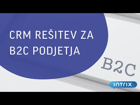 CRM sistem za B2C podjetja | Intrix CRM