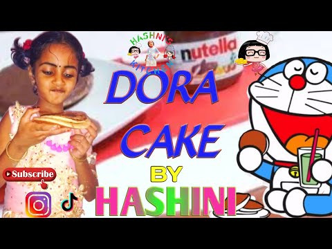 HOW TO MAKE DORA CAKE | DORAYAKI | BY HASHINI | DOREAMON'S FAVORITE | PAN CAKE | HASHINI'SKITCHEN