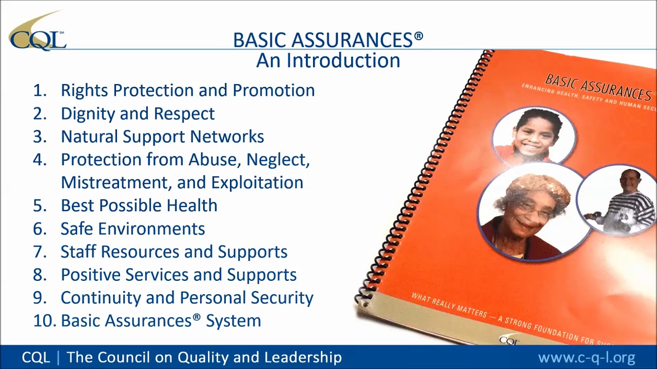 Foundation for Quality: Inside the Basic Assurances®, Factor 2