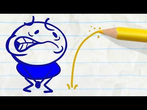 Pencilmate Needs A Bathroom! - Pencilmation Cartoons For Kids