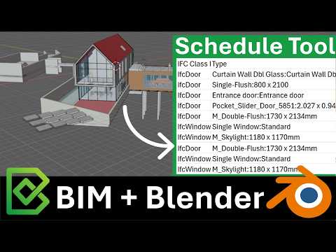 BIM-Terminplanung in Blender in 15 Minuten mit Bonsai- und IFC-Daten