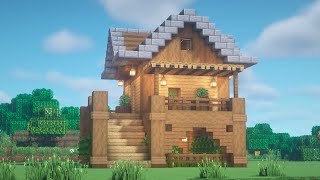 Minecraft - How to build a Starter Farm House