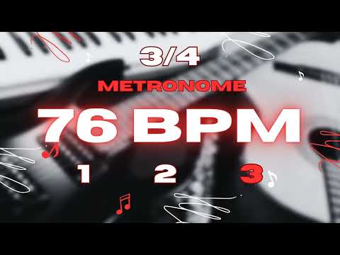 76 BPM - 3/4 & 3/8 Metronome