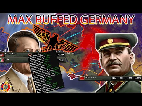 CAN I surrvive a fully BUFFED GERMANY as the USSR | Heats of Iron 4