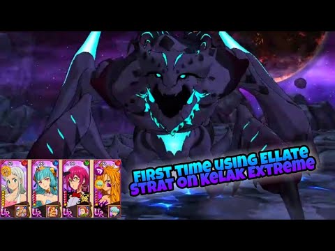 Guild Boss kelak ~ First Time Using Ellate Strategy to try an get high points ~ F2P ~ 7DS GrandCross