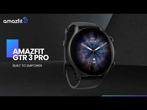 Išmanusis laikrodis Amazfit GTR 3 Pro, Juodos spalvos video