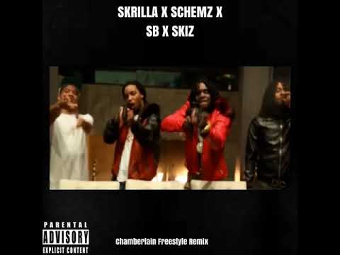 Skrilla x Schemz x SB x Skiz - Chamberlain Freestyle Remix (Official Audio)