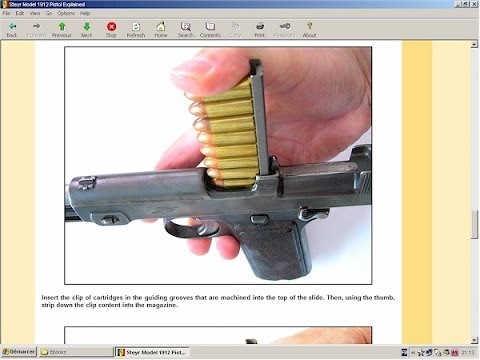 Steyr pistol Model 1912 Video