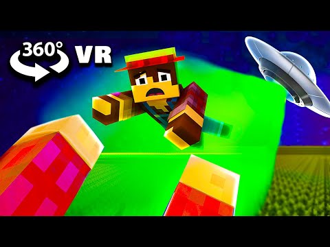 VR Planet - Minecraft - 👽ALIEN ATTACK 360° VR - Minecraft Animation
