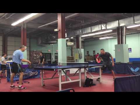 Rob ponging with Coach Cheng July 2016