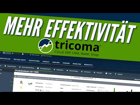 Unternehmensabläufe schlau automatisieren (E-Commerce) - tricoma  ERP System Tutorial